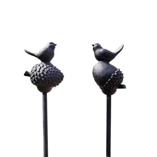 Garden - Acorn Black Stake