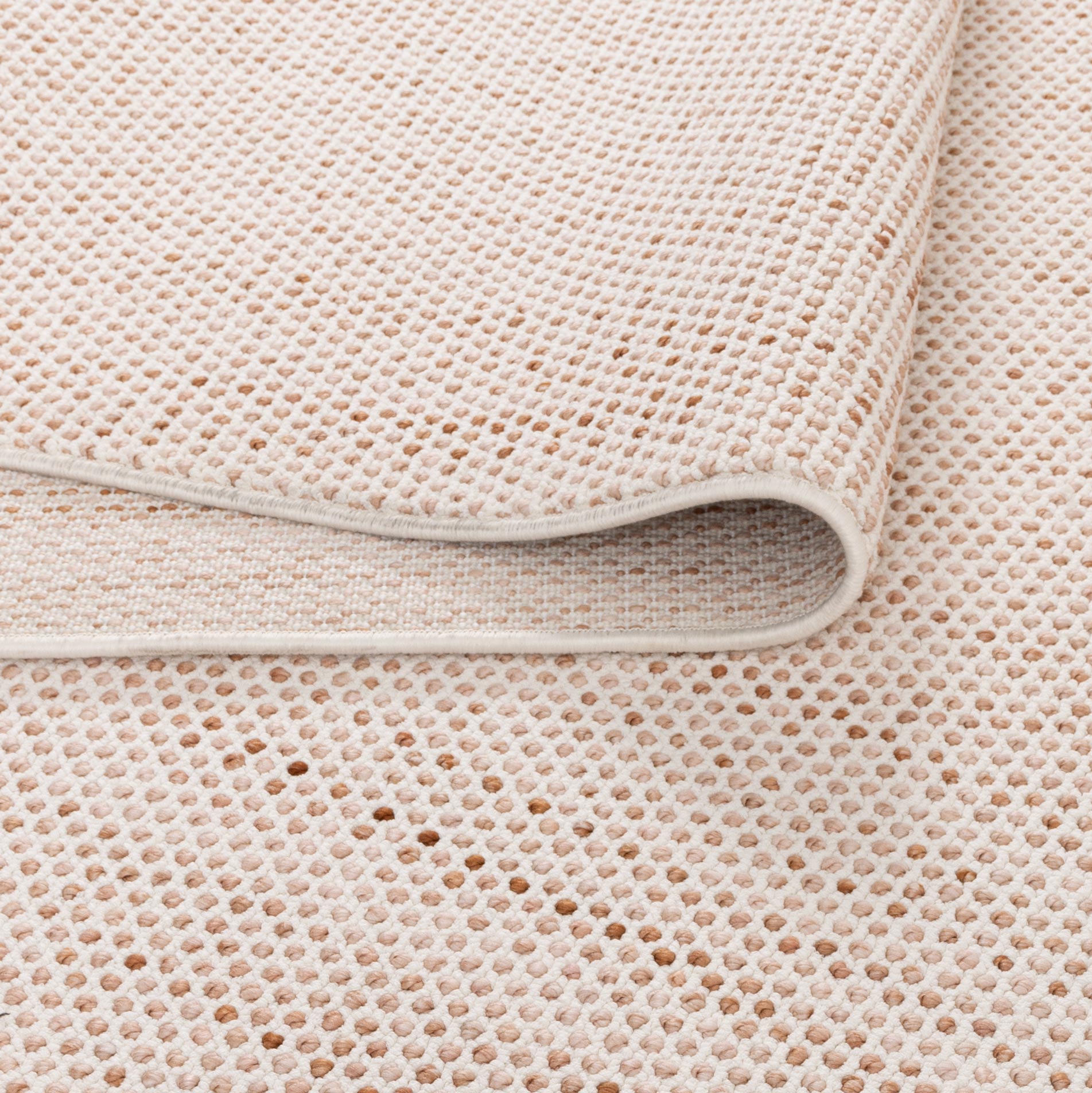 Berno Ivory Pink Loop Rug - B003