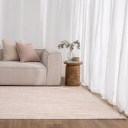 Berno Ivory Pink Loop Rug - B003