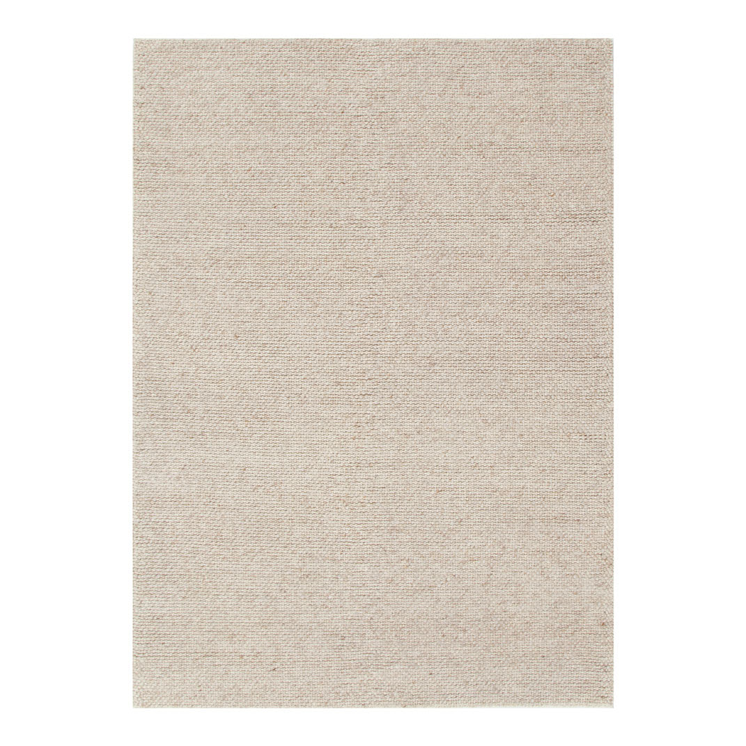 Beau Beige Chunky Wool Rug