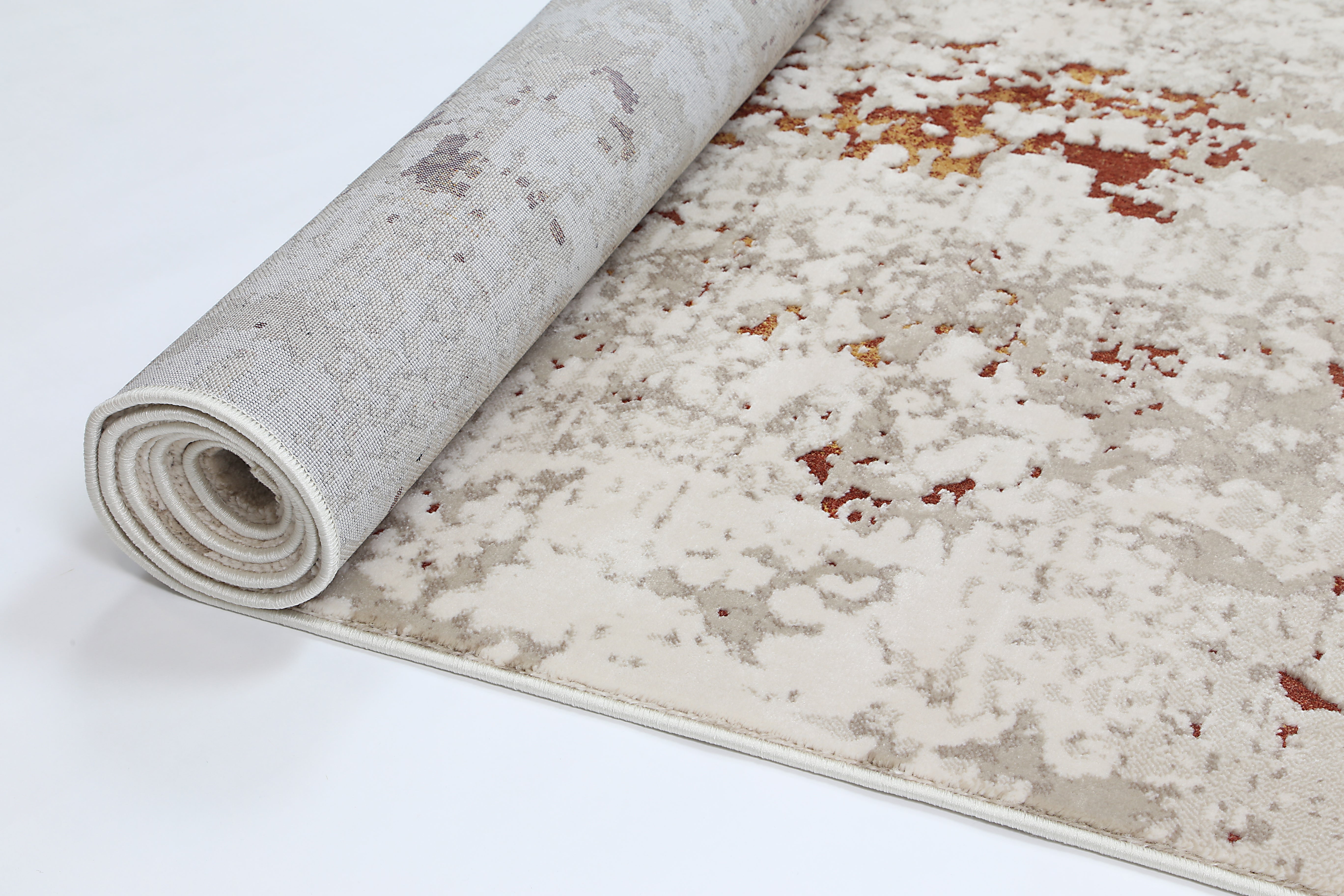 Bohemian Paradise One Modern Beige Terracotta Rug - 01BTER