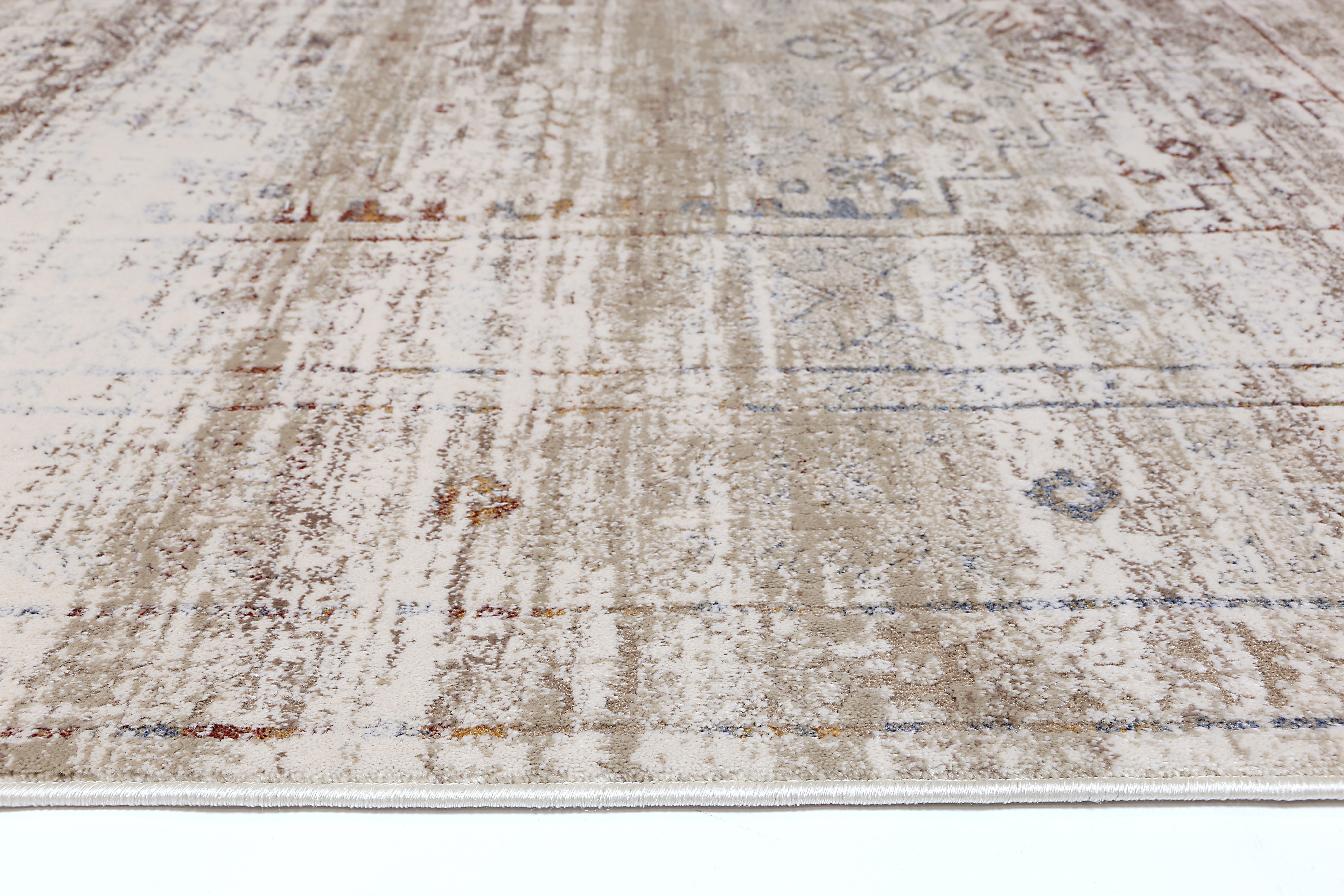 Bohemian Paradise Traditional Beige Multi Rug - 04BMUL