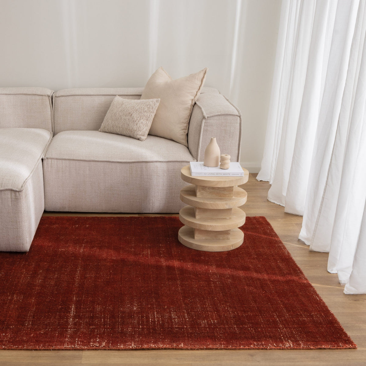 Harbour Burnt Terracotta Indoor Outdoor Rug