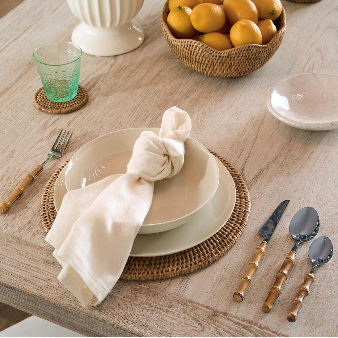 Bamboo Cutlery Set 16 pce