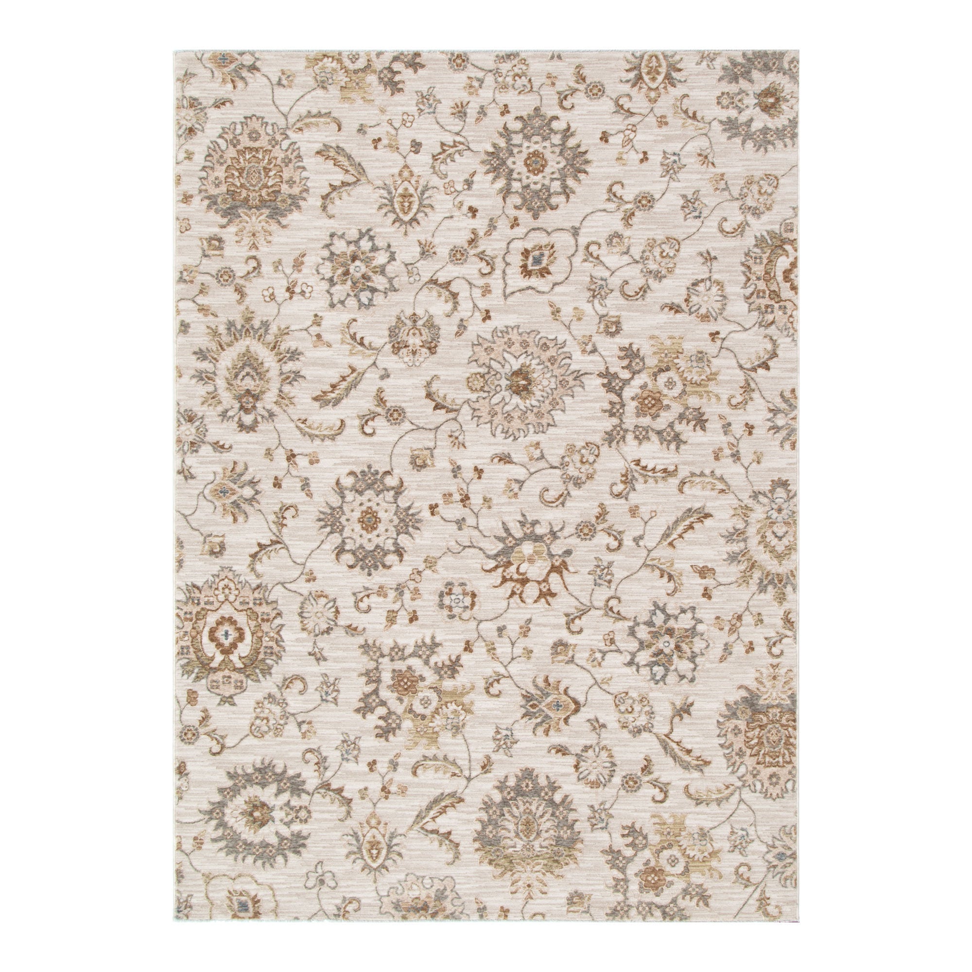 D107- Delphine Antique Bloom Multi Vintage Rug