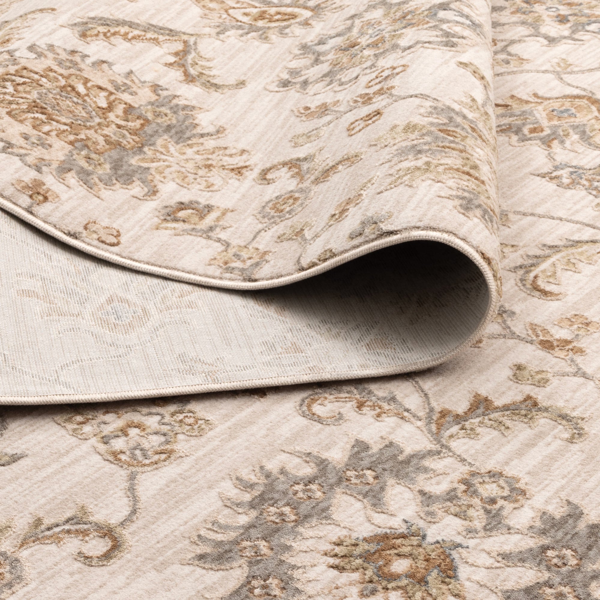 D107- Delphine Antique Bloom Multi Vintage Rug