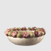 Capri Fig Bowl - Pink & Green