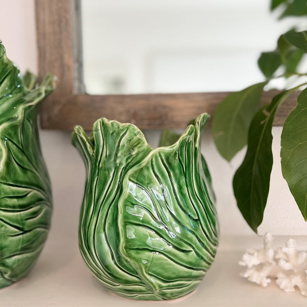 Cabbage Leaf Vase