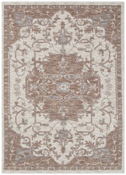 Horizon Ivory Beige Medallion Rug H114