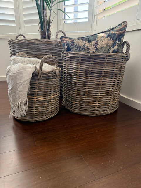 Basketware available in 3 sizes