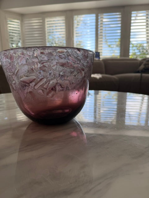Merlot Glass Bowl