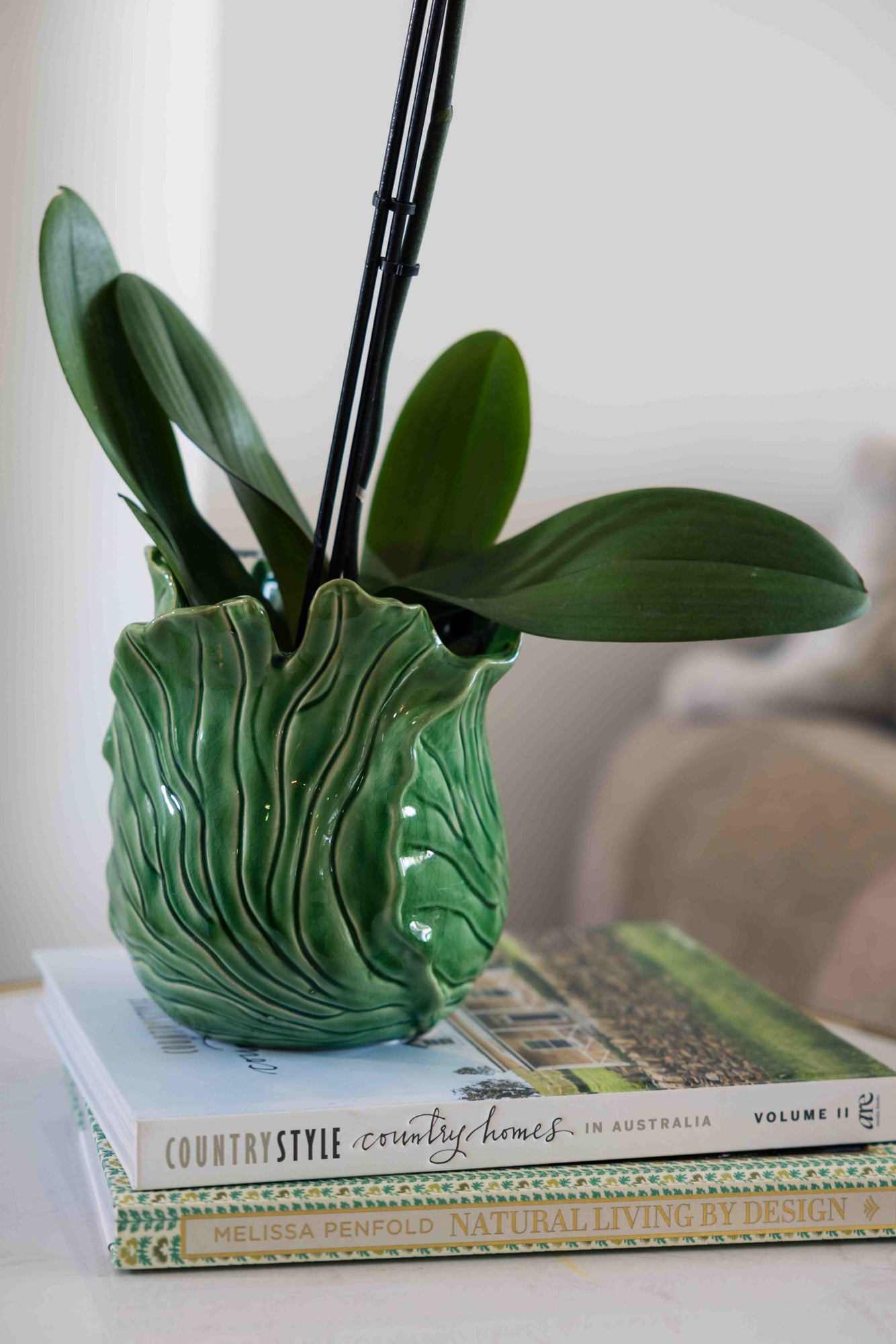 Cabbage Leaf Vase