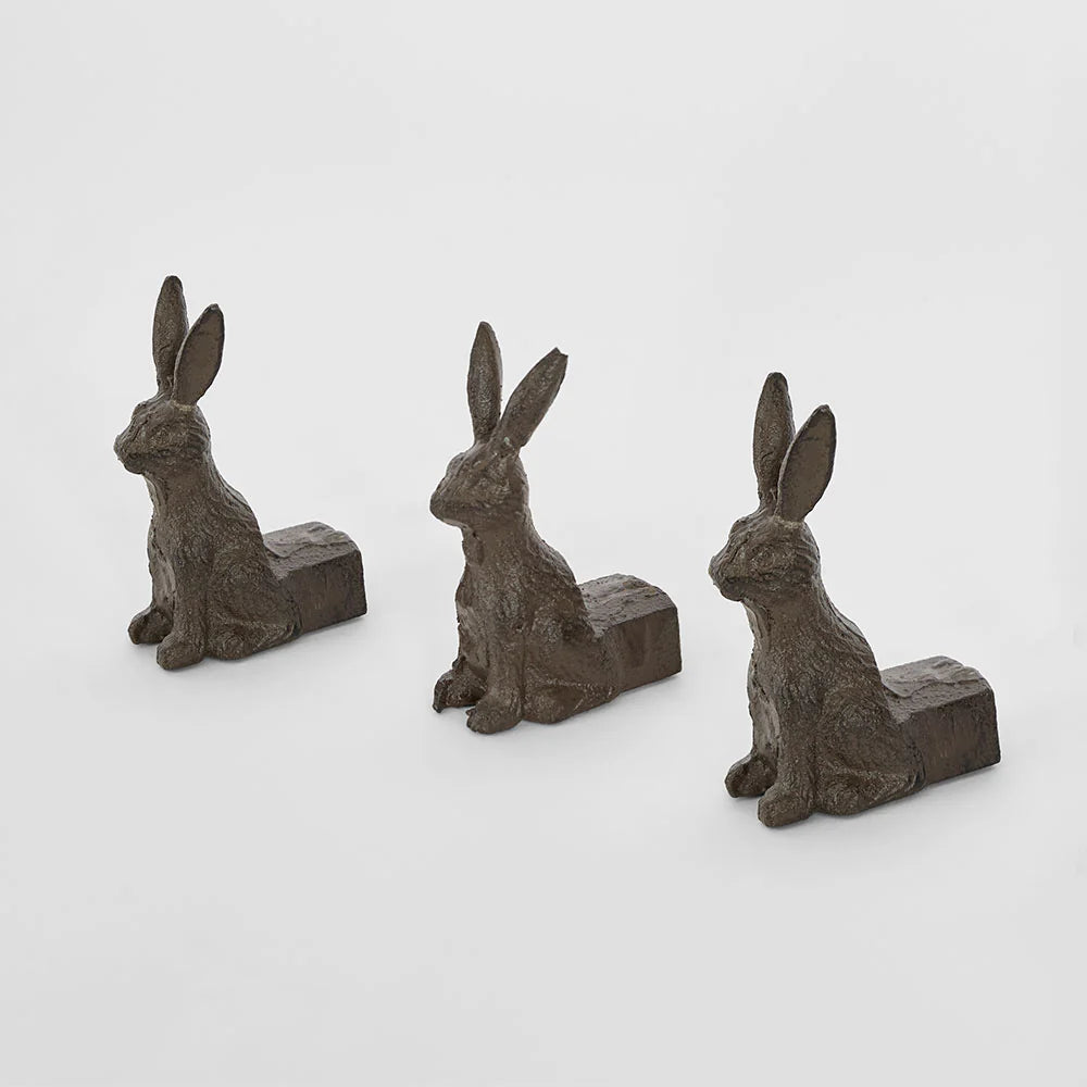 Hare Set of 3 Cast Iron Pot Feet