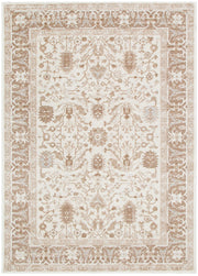 Sierra Oriental Border Beige Rug