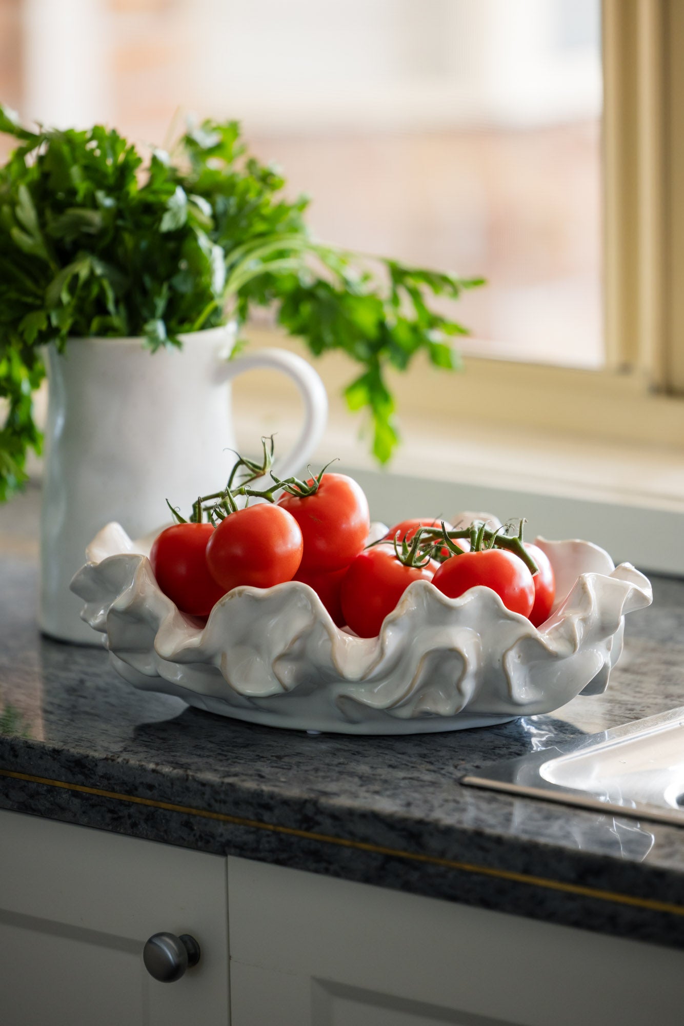 White Coastal Serveware